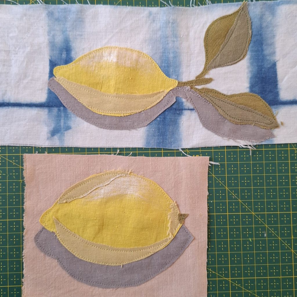 Citrons en tissus